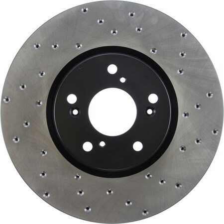 Centric Parts Sport Cross Drilled Brake Rotor, 128.40062L 128.40062L